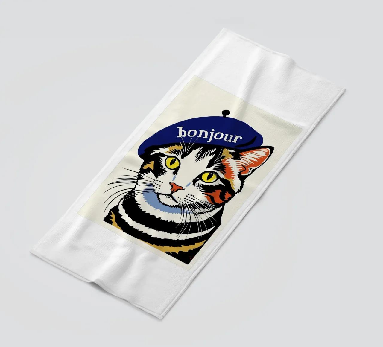 Ciao gatto telo mare da Arjun