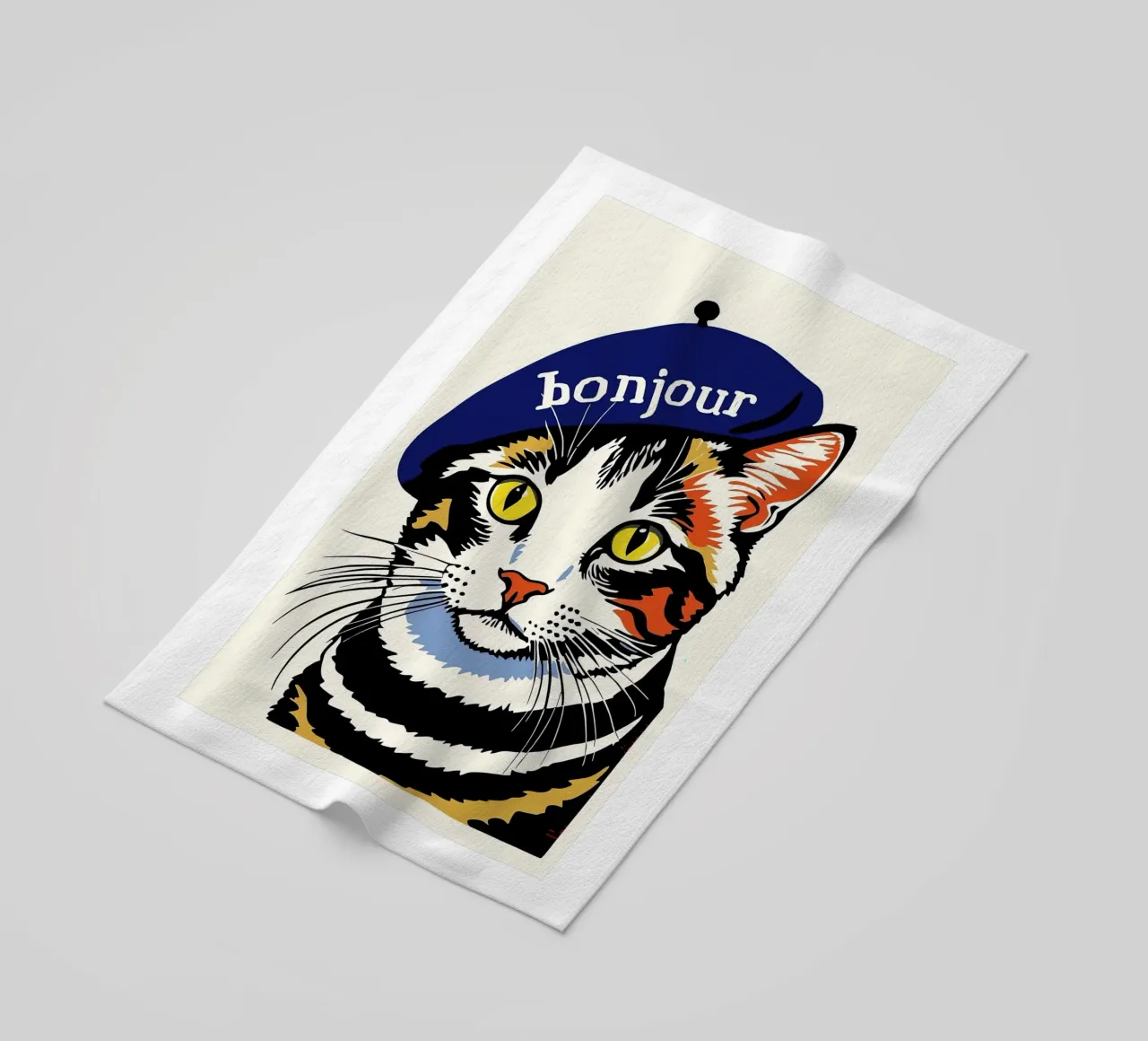 Ciao gatto telo mare da Arjun