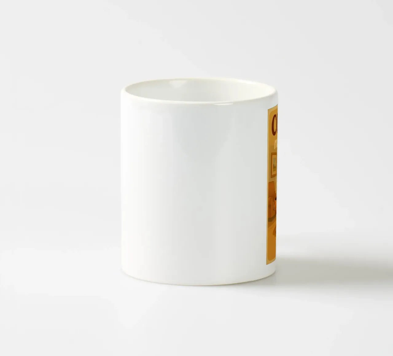 Il caffè mi fa fare le fusa tazza in ceramica da Arjun