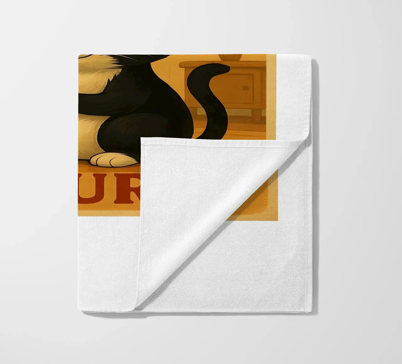 Il caffè mi fa fare le fusa telo mare da Arjun