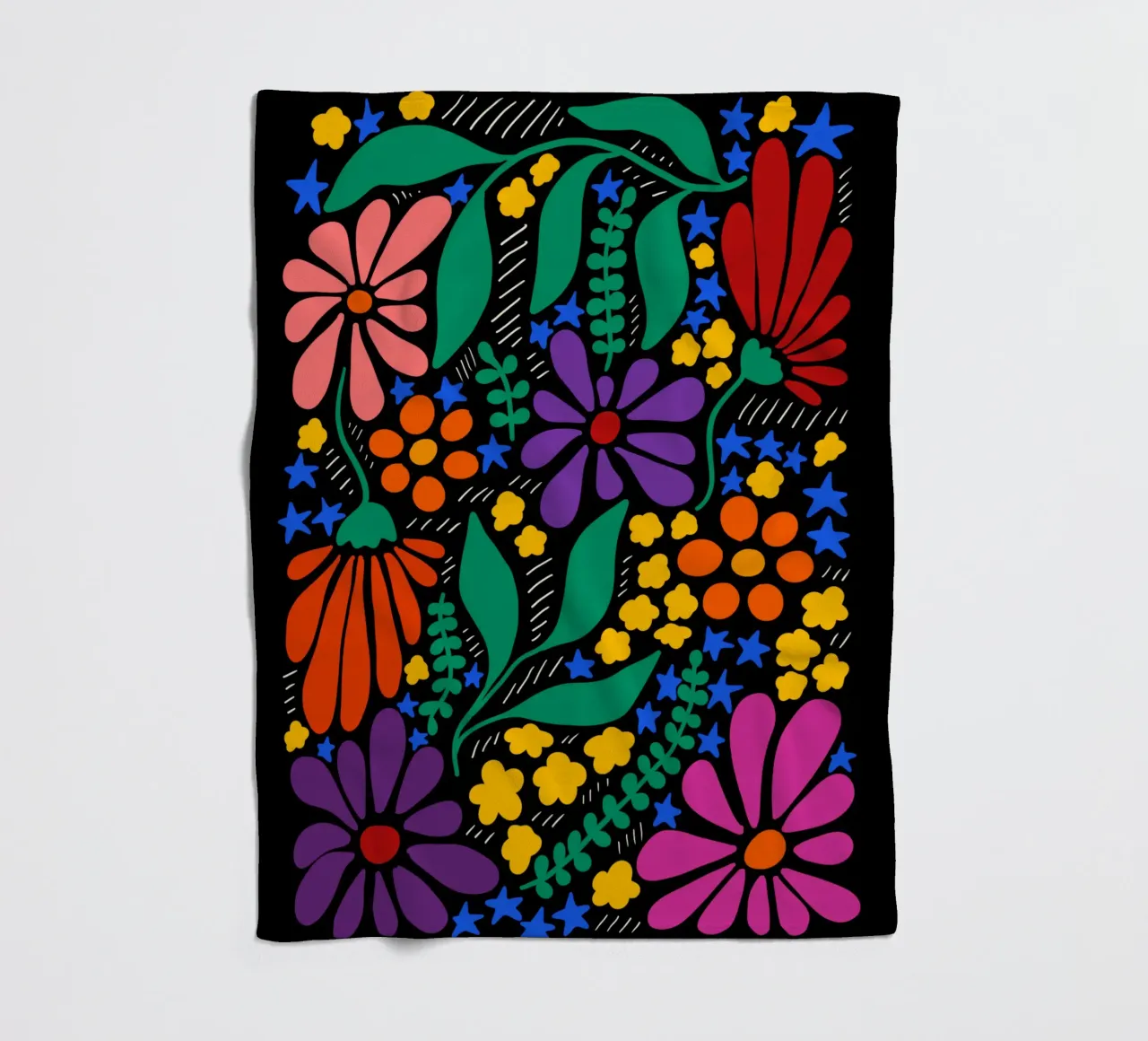 Dream today fleece blanket by TijanaArtStudio88