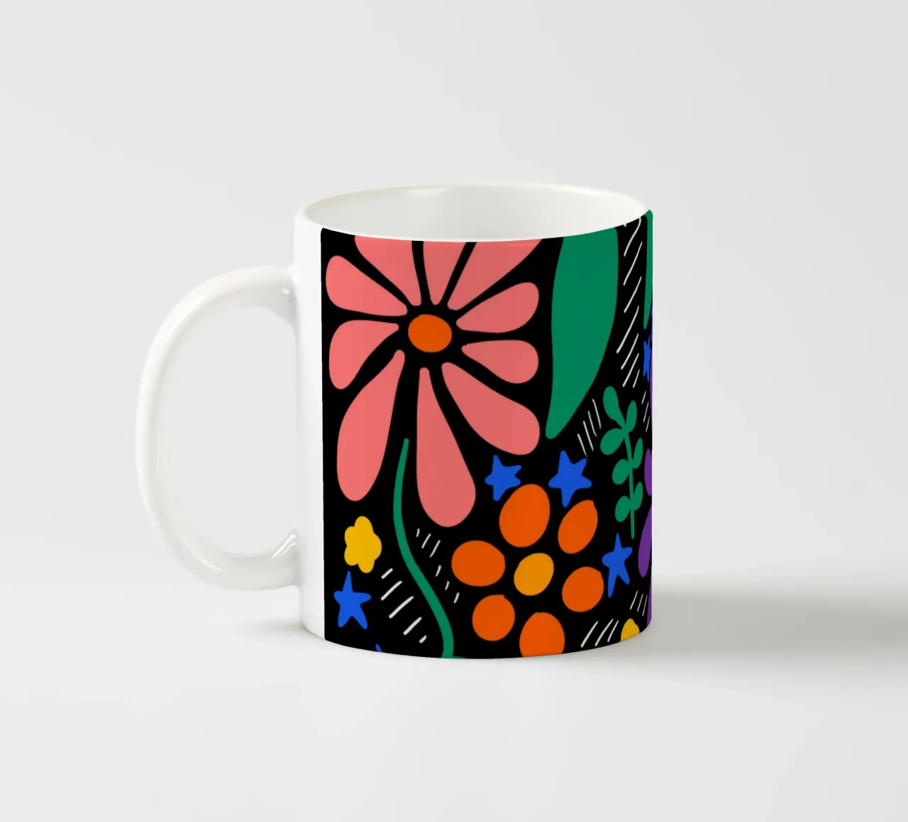 Dream today ceramic mug by TijanaArtStudio88
