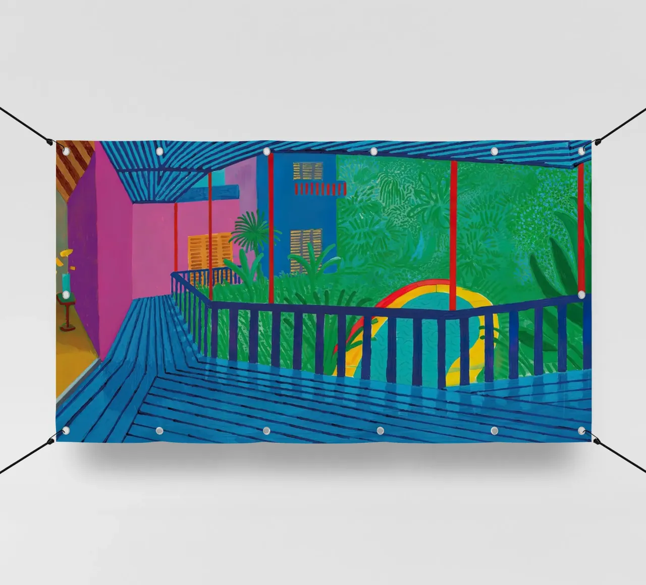 david hockney 32 telo in pvc da LuppiLappi