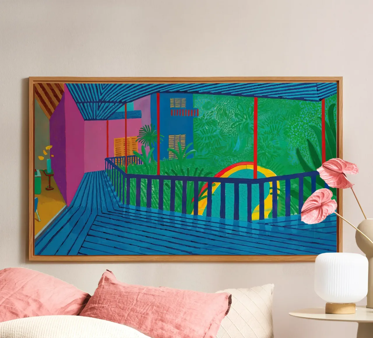 david hockney 32 alluminio dibond da LuppiLappi