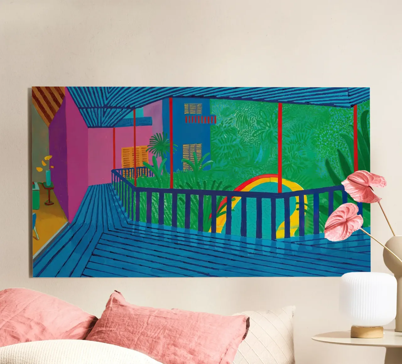 david hockney 32 alluminio dibond da LuppiLappi