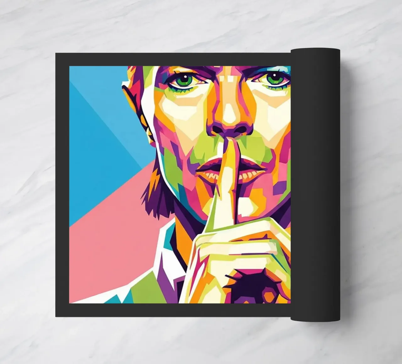 David Bowie - WPAP art style (2) zerbino da Hantamrata