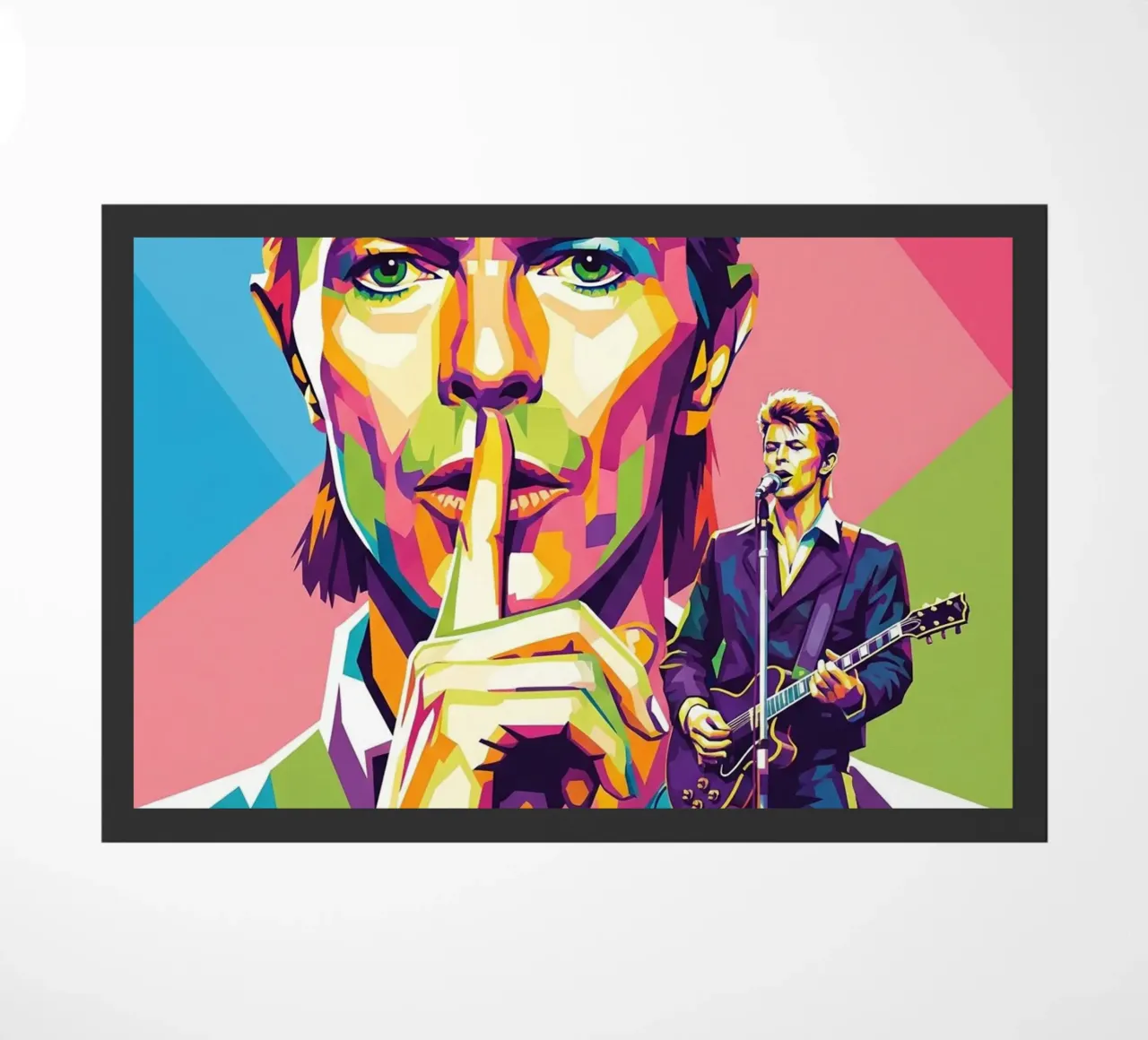 David Bowie - WPAP art style (2) zerbino da Hantamrata