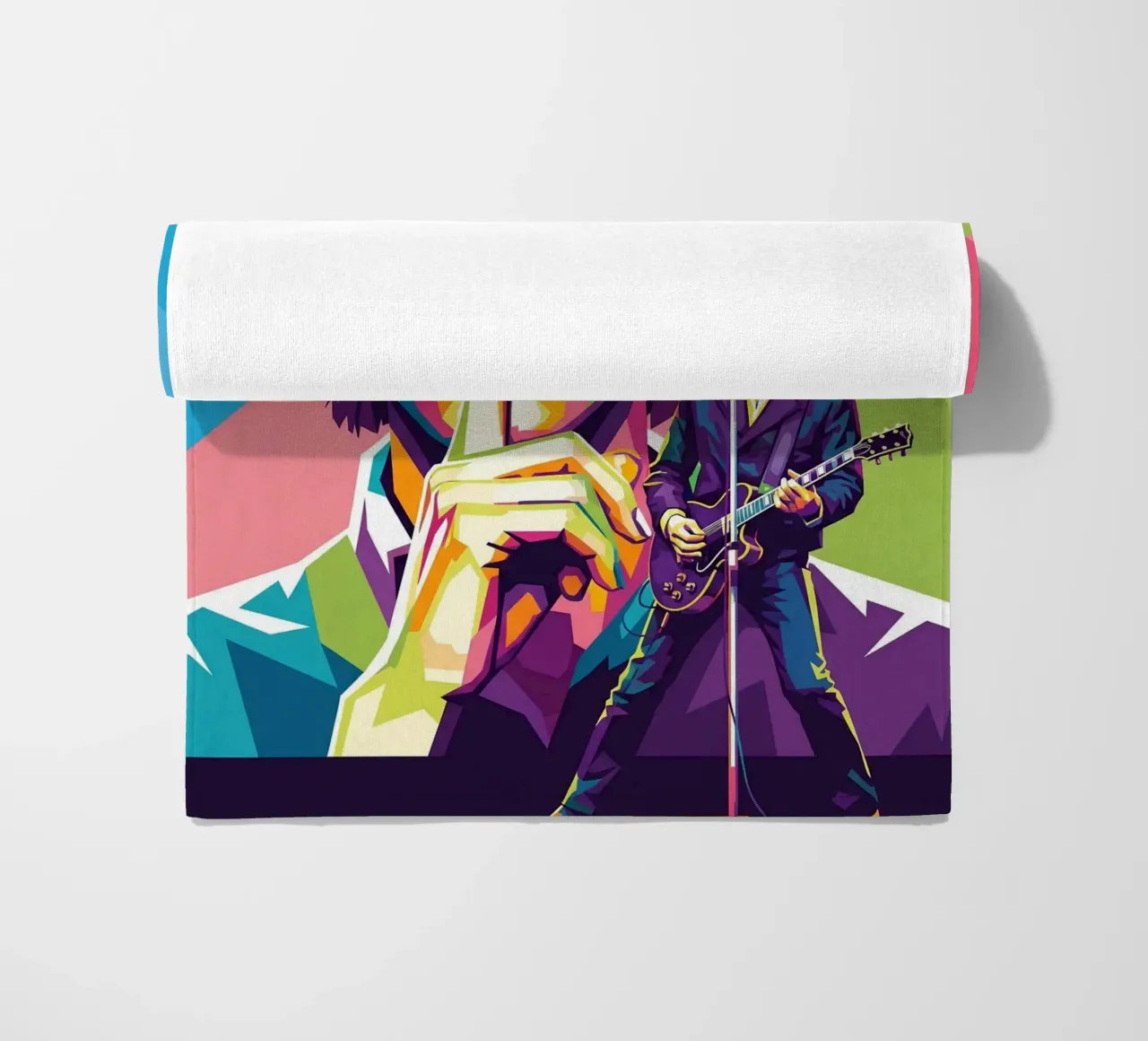 David Bowie - WPAP art style (2) telo mare da Hantamrata