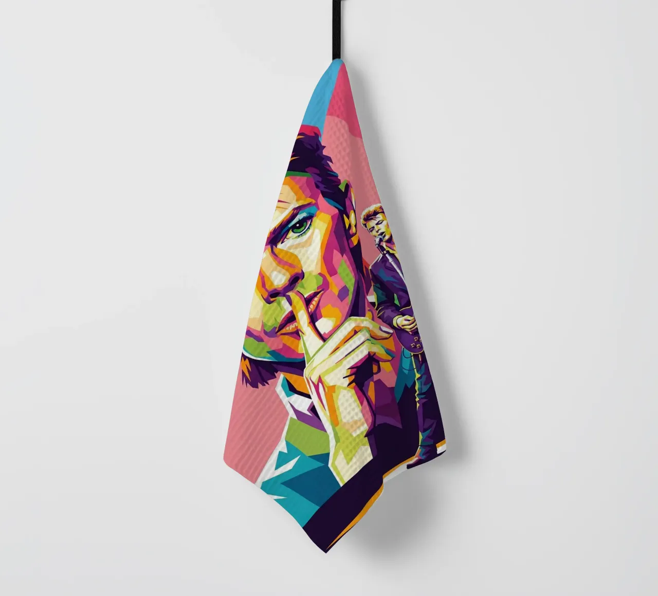 David Bowie - WPAP art style (2) canovaccio da cucina da Hantamrata