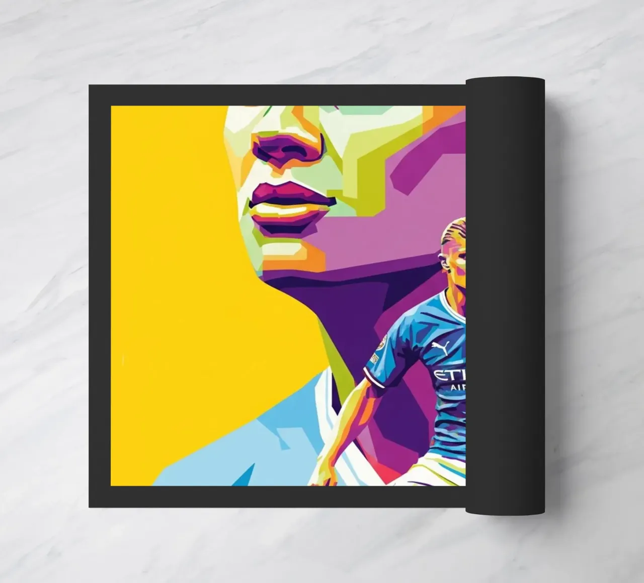 Erling Haaland - WPAP art style (1) zerbino da Hantamrata