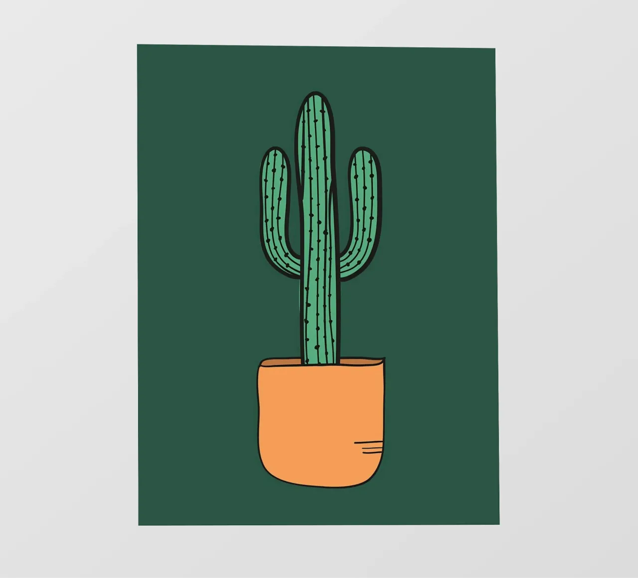 Cactus verde telo in pvc da Jose