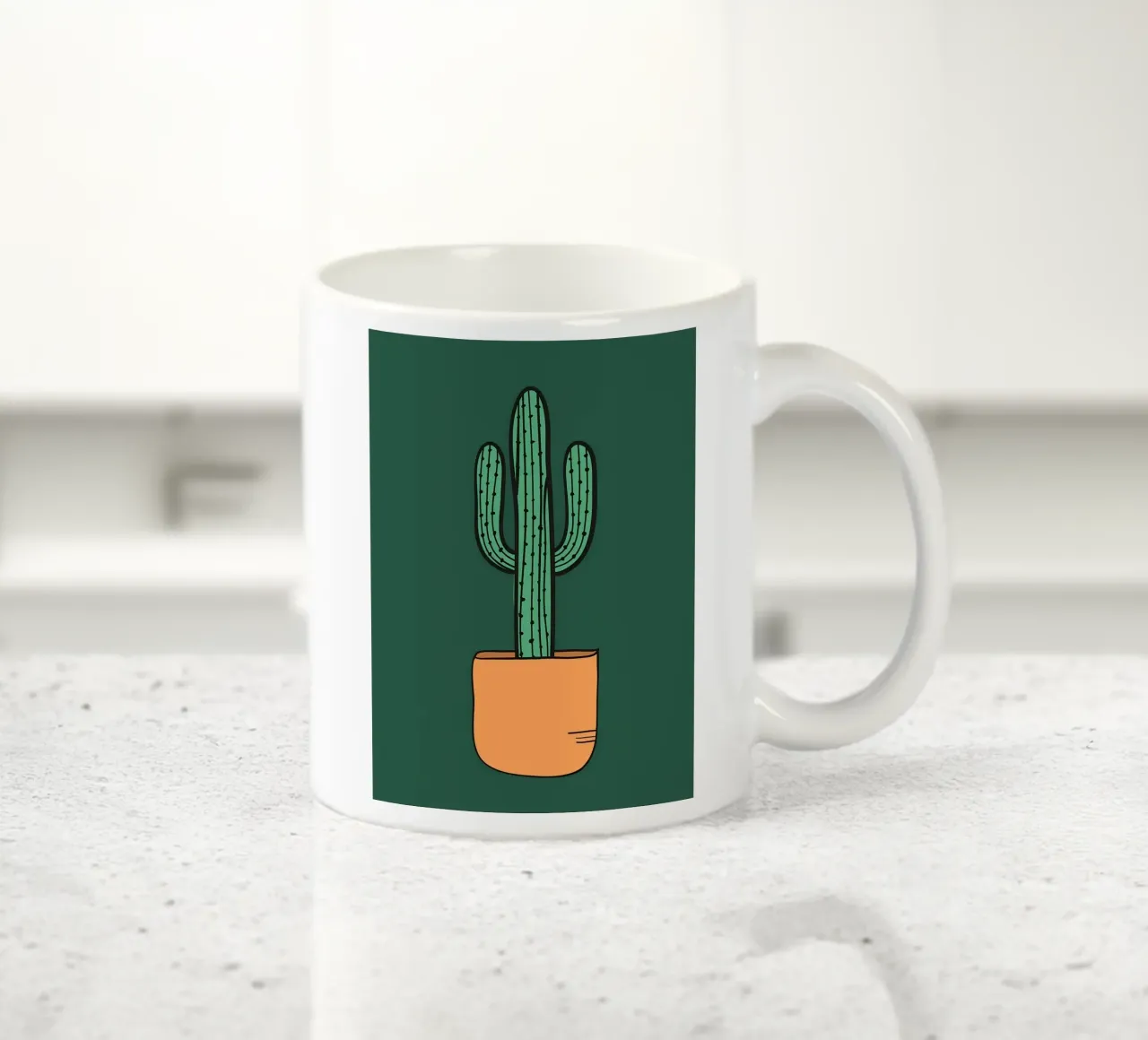 Cactus verde tazza in ceramica da Jose