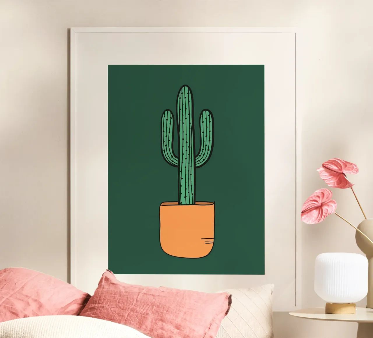 Cactus verde poster da Jose