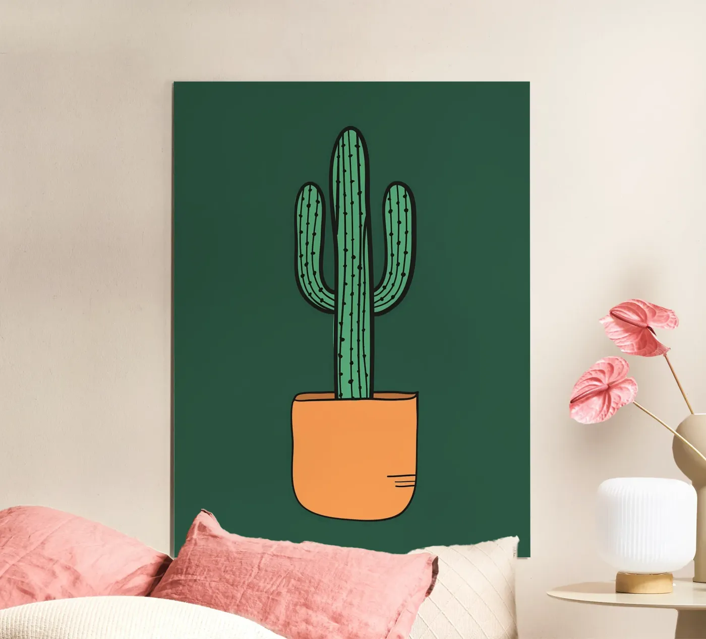 Cactus verde poster da Jose