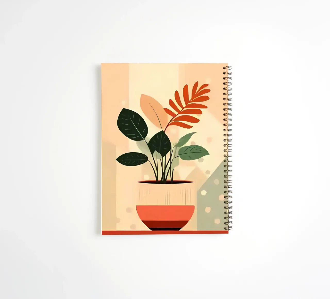 Colorful Leaves spiral notebook by Jose