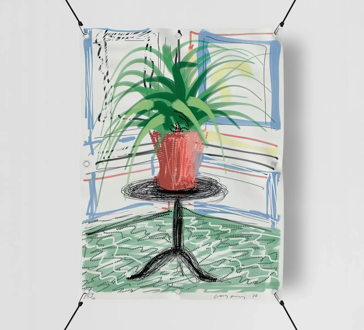 david hockney 35 telo in pvc da LuppiLappi