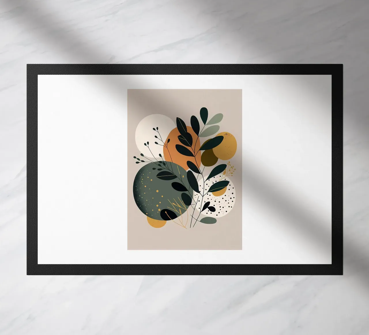 Botanical Art doormat by Jose