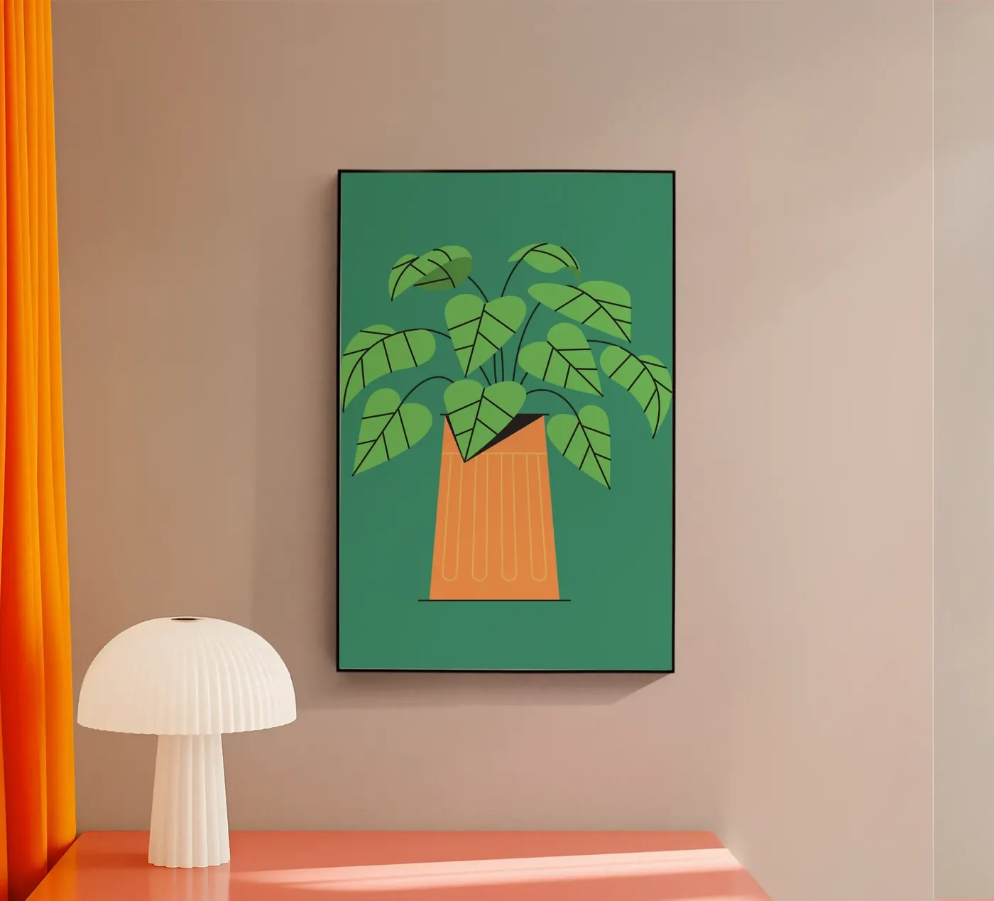 Botanical acrylic glass by Jose