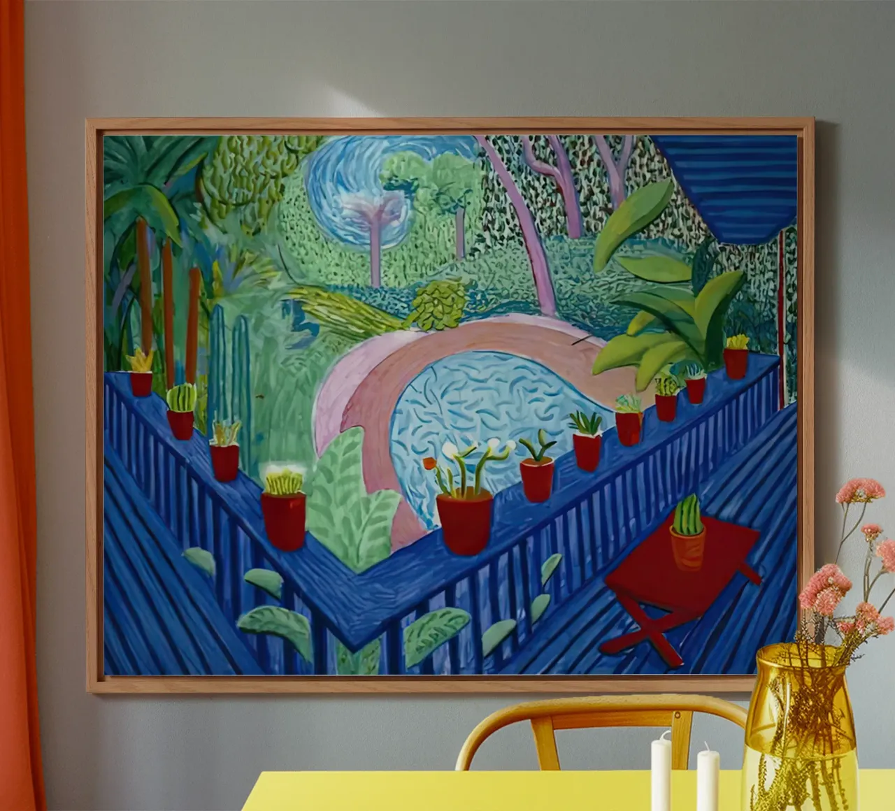 david hockney 49 alluminio dibond da LuppiLappi