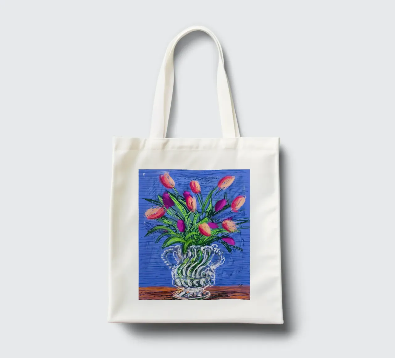 david hockney 57 borsa in juta da LuppiLappi
