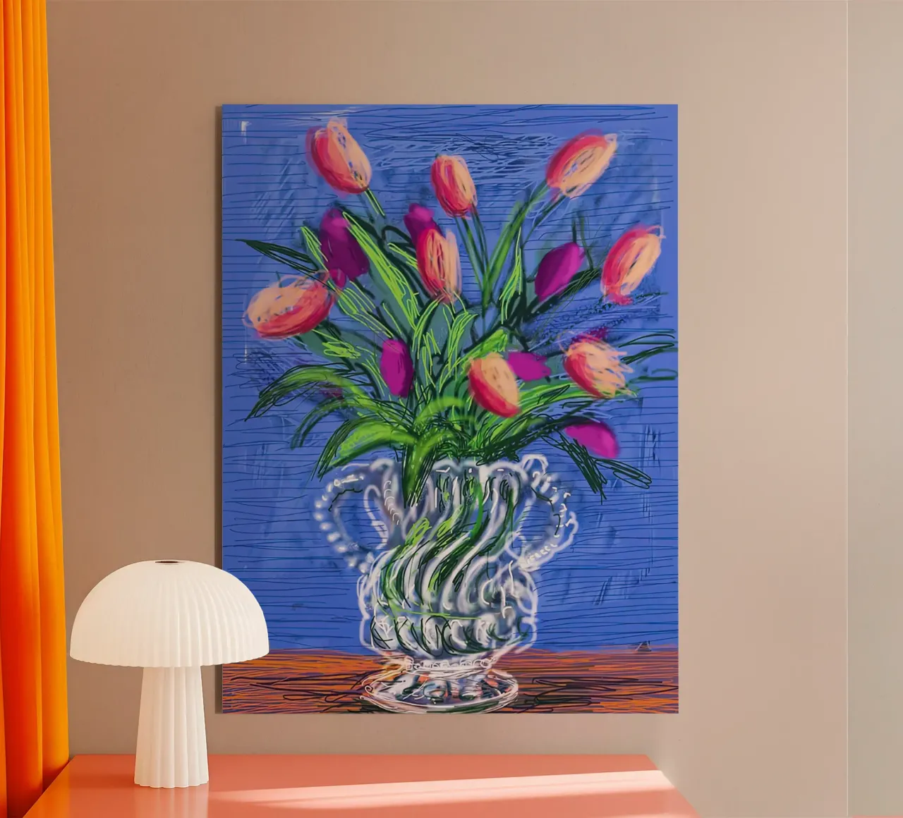david hockney 57 alluminio dibond da LuppiLappi
