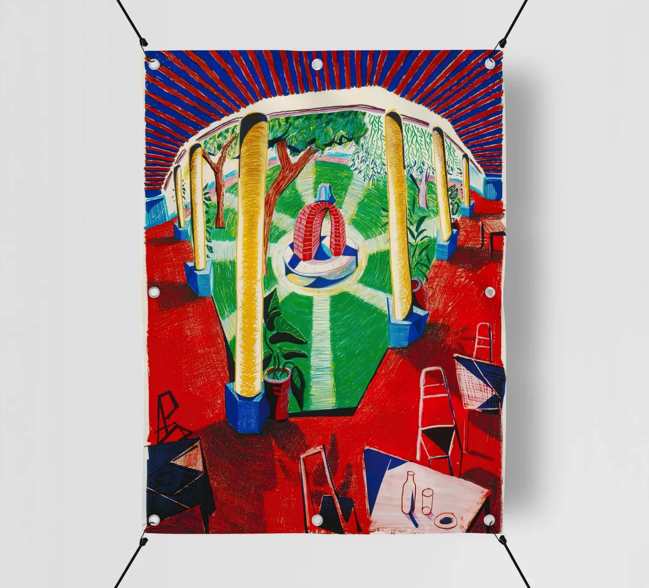 david hockney 59 telo in pvc da LuppiLappi