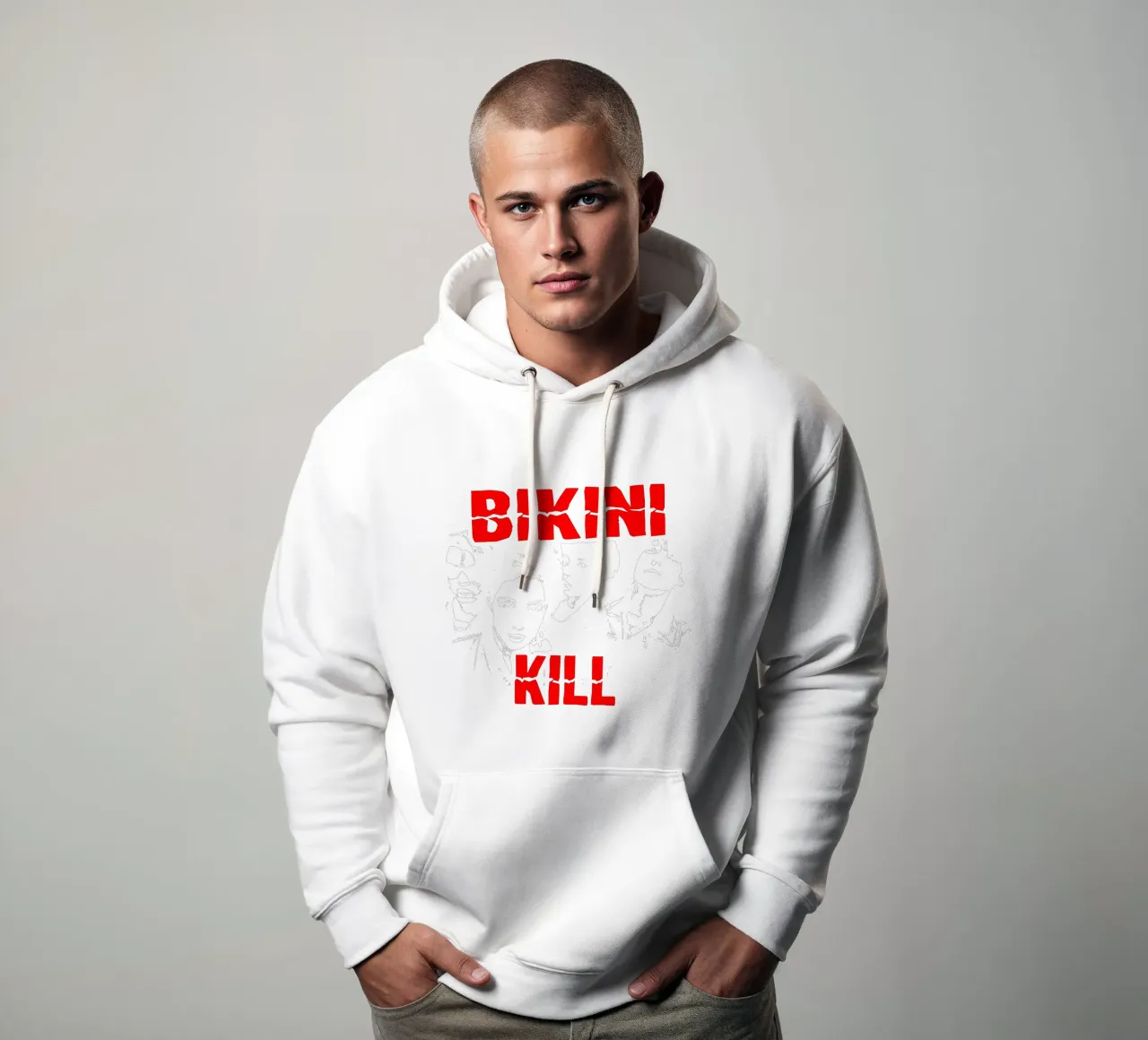Maglietta essenziale Bikini Hill The Member felpa con cappuccio da overshyt2