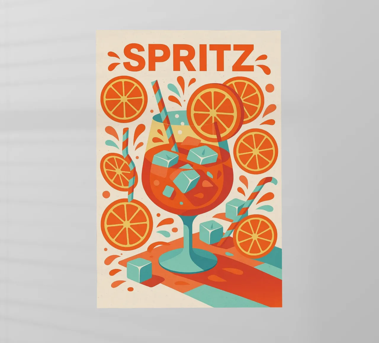 SPRITZ - The sparkling poster backlit film by Boissons - Affiches & posters - Retro