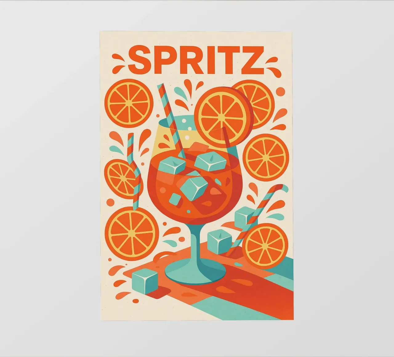 SPRITZ - The sparkling poster backlit film by Boissons - Affiches & posters - Retro