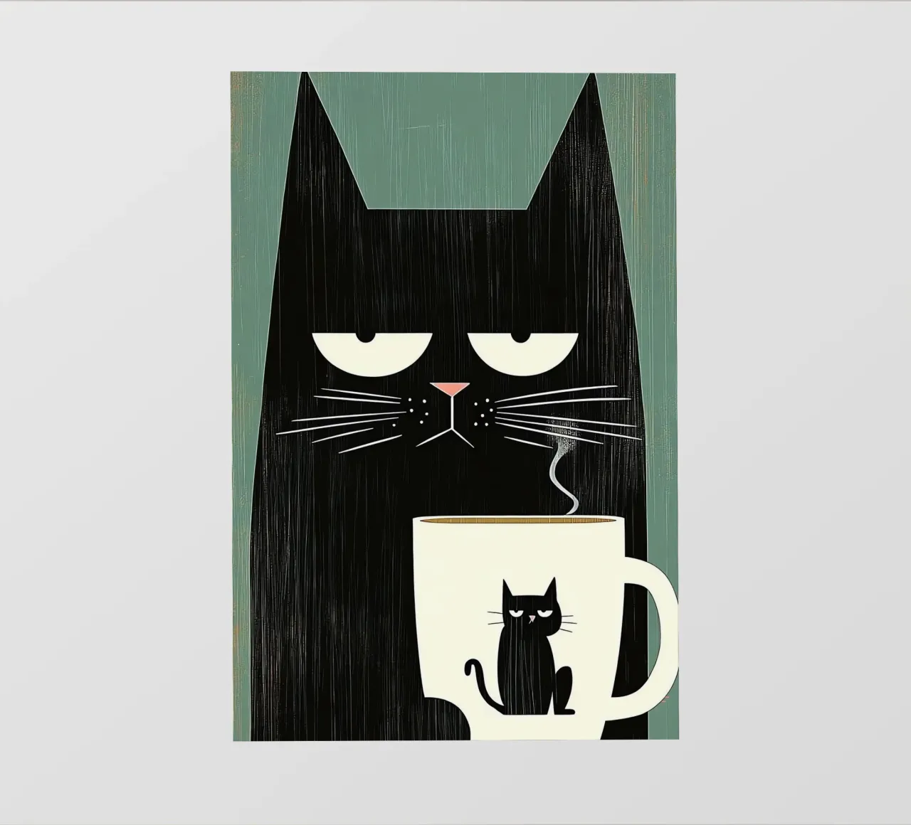 Caffè Black Cat telo in pvc da Kaden
