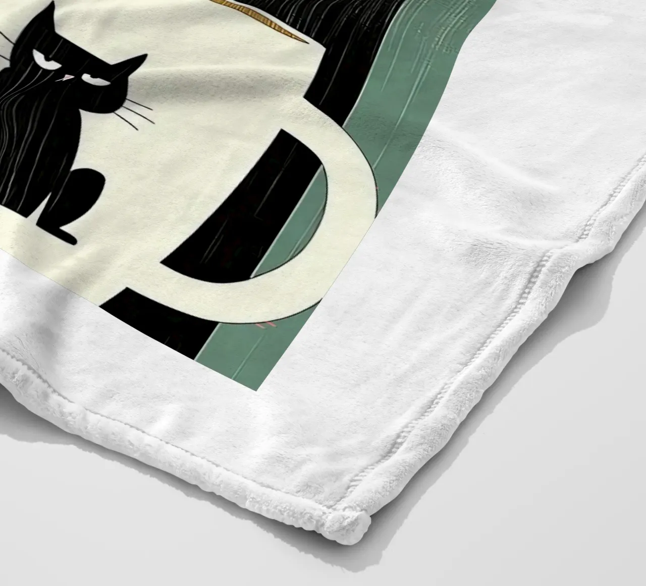 Caffè Black Cat coperta in pile da Kaden