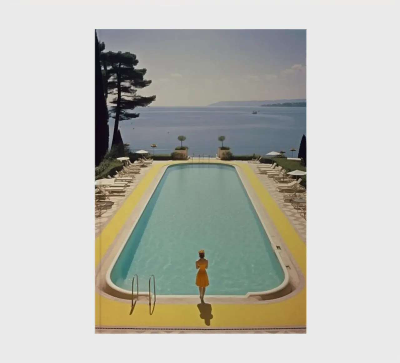 Piscina retrò di Cannes diario da Longoria Studio