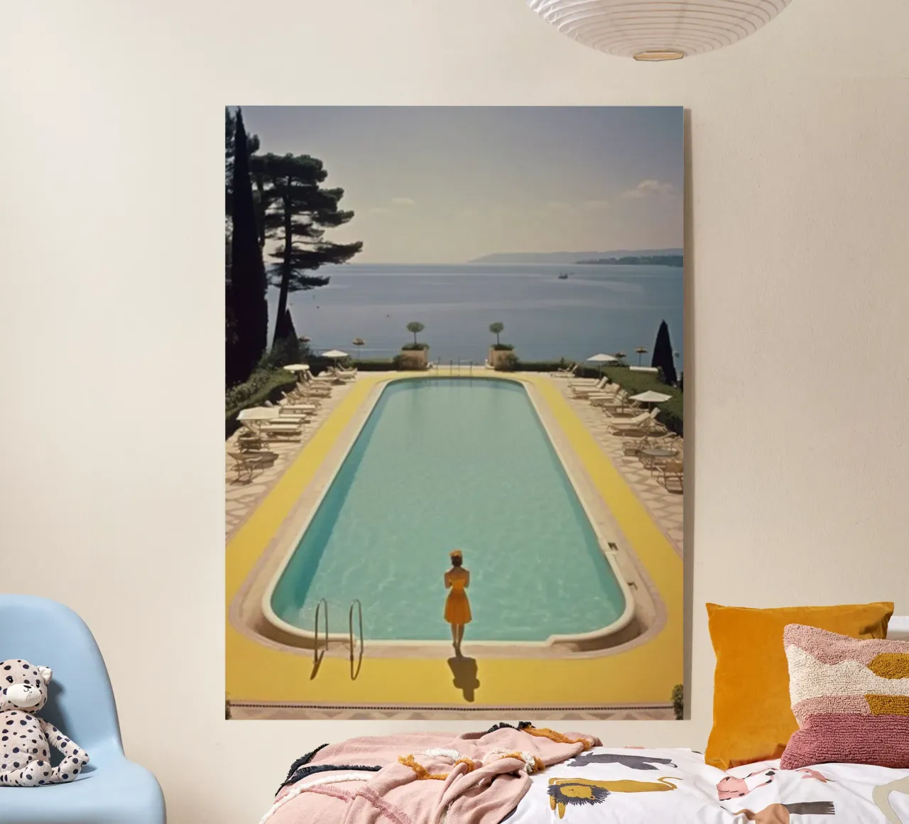 Piscina retrò di Cannes plexiglass da Longoria Studio