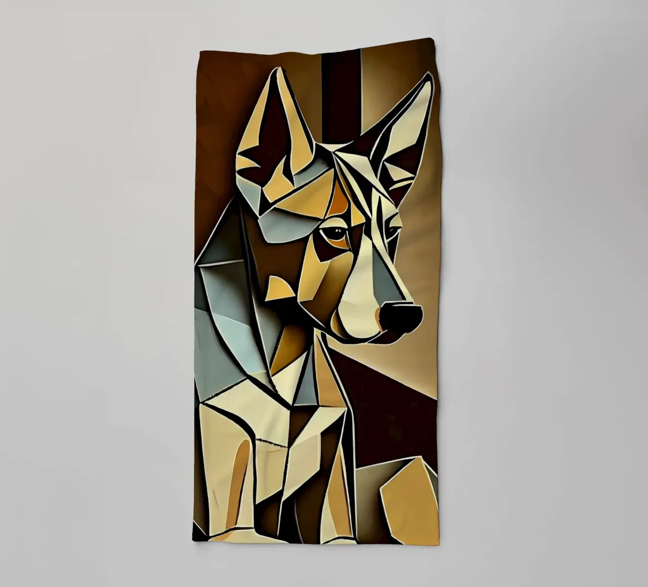 Cane da geometria asciugamano da bagno da Brayan