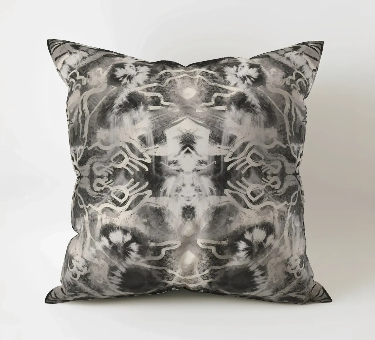 Rorschach 09 in bianco e nero cuscino da Little Dean
