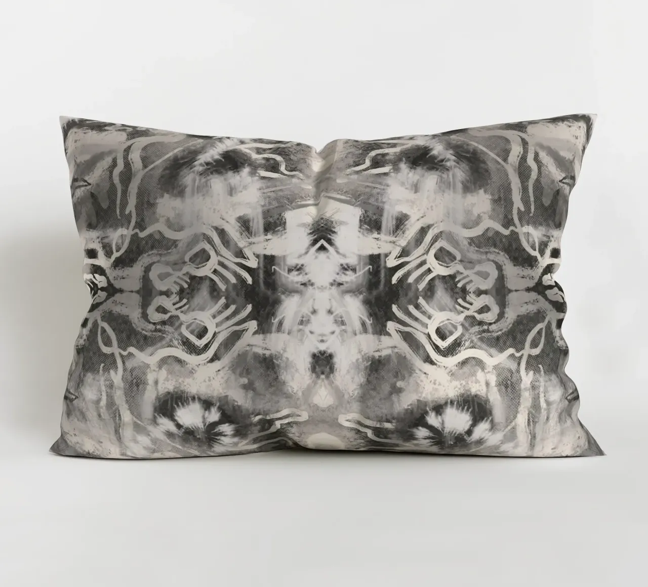 Rorschach 09 in bianco e nero cuscino da Little Dean