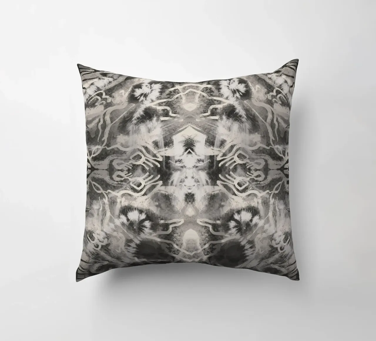 Rorschach 09 in bianco e nero cuscino da Little Dean