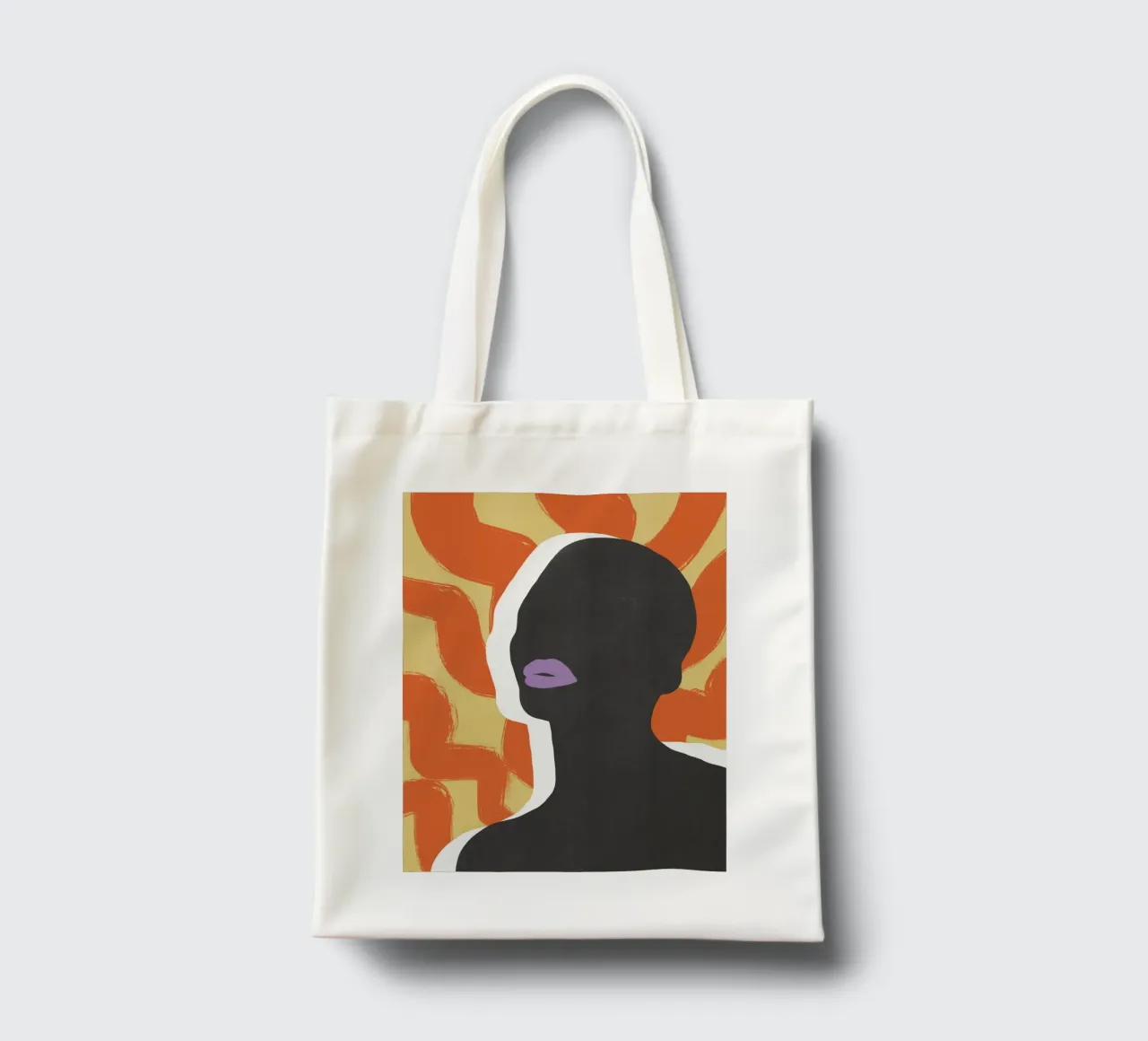 Modello nero 04 borsa in juta da Little Dean