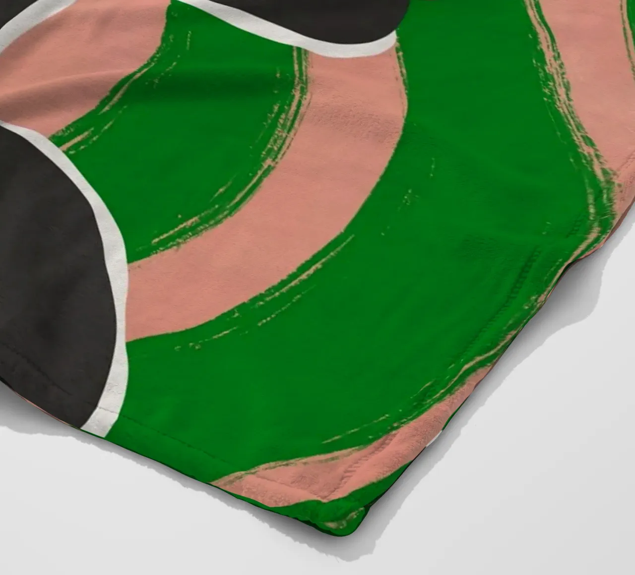 Modello nero 05 coperta in pile da Little Dean