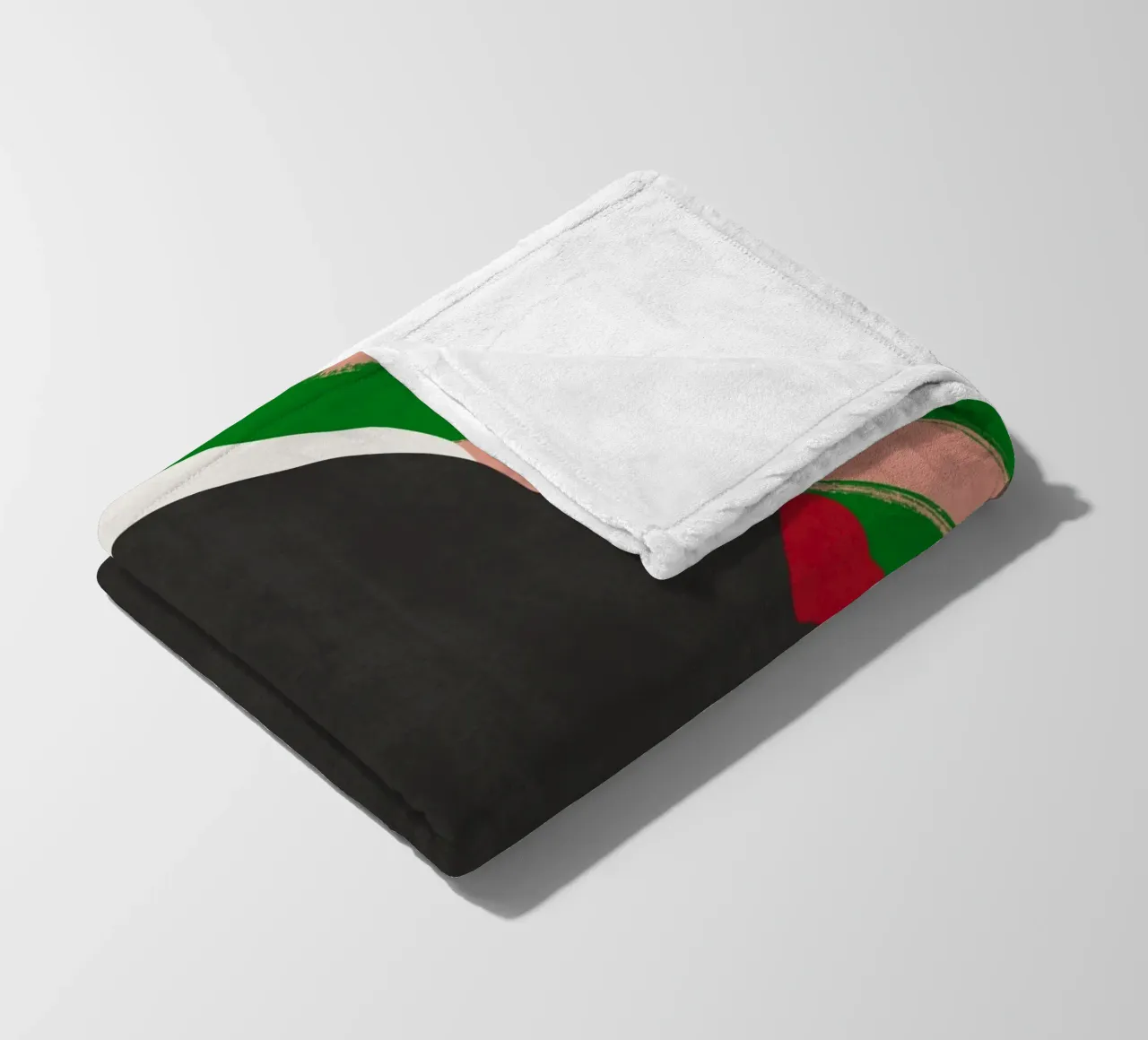 Modello nero 05 coperta in pile da Little Dean
