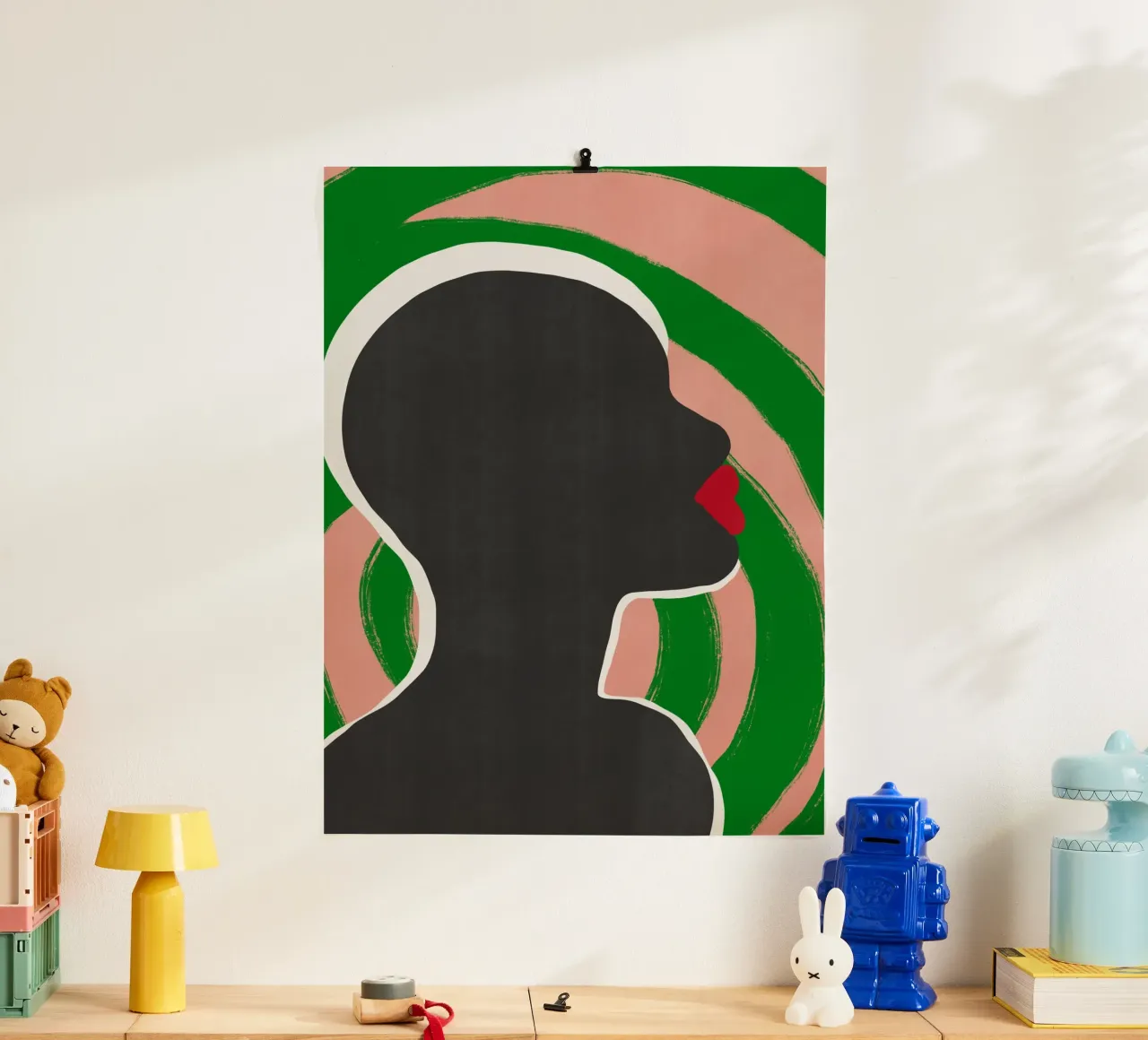 Modello nero 05 poster da Little Dean