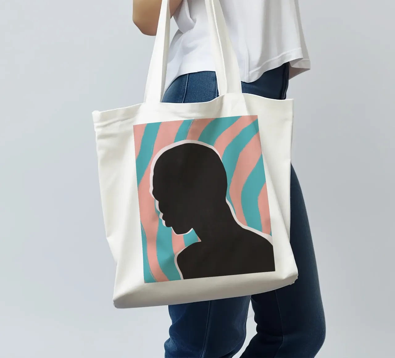 Nero modello 06 borsa in juta da Little Dean
