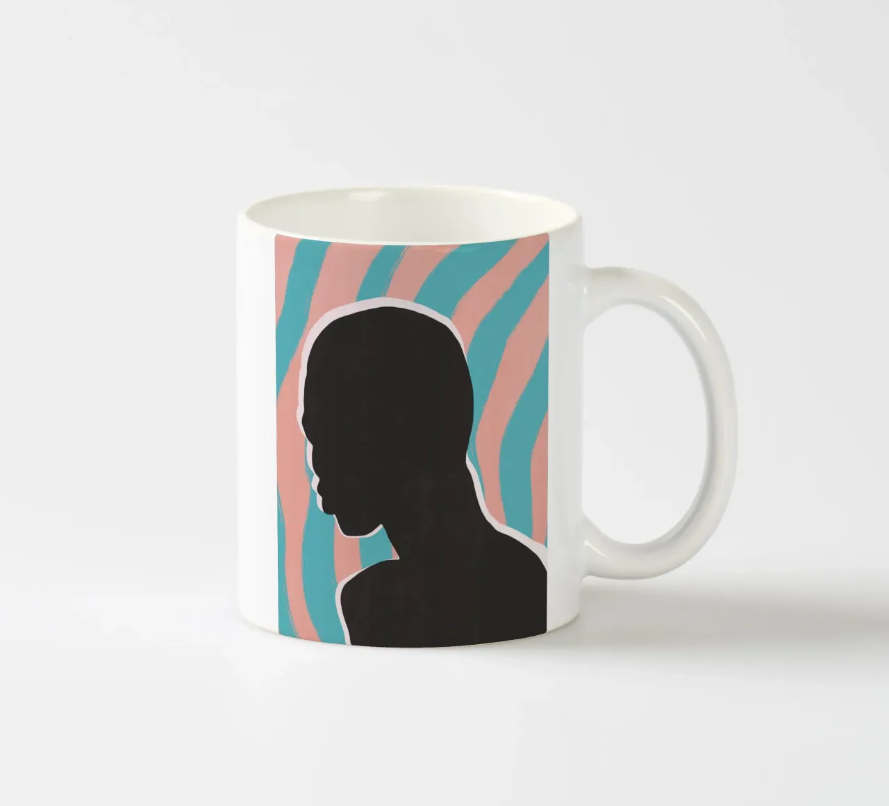 Nero modello 06 tazza in ceramica da Little Dean