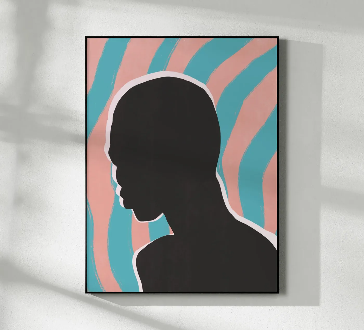 Zwart model 06 acryl van Little Dean