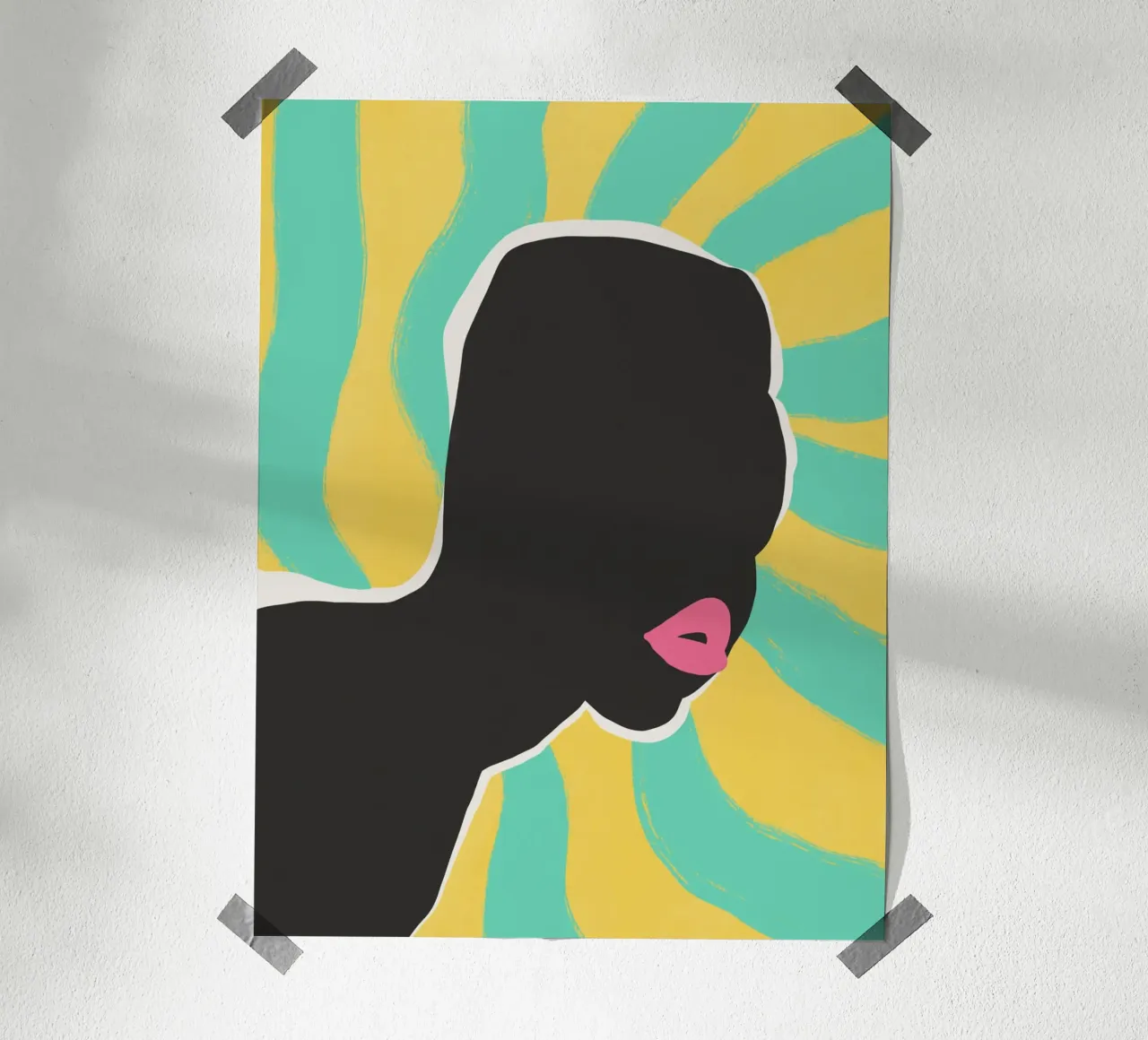 Modello nero 07 poster da Little Dean