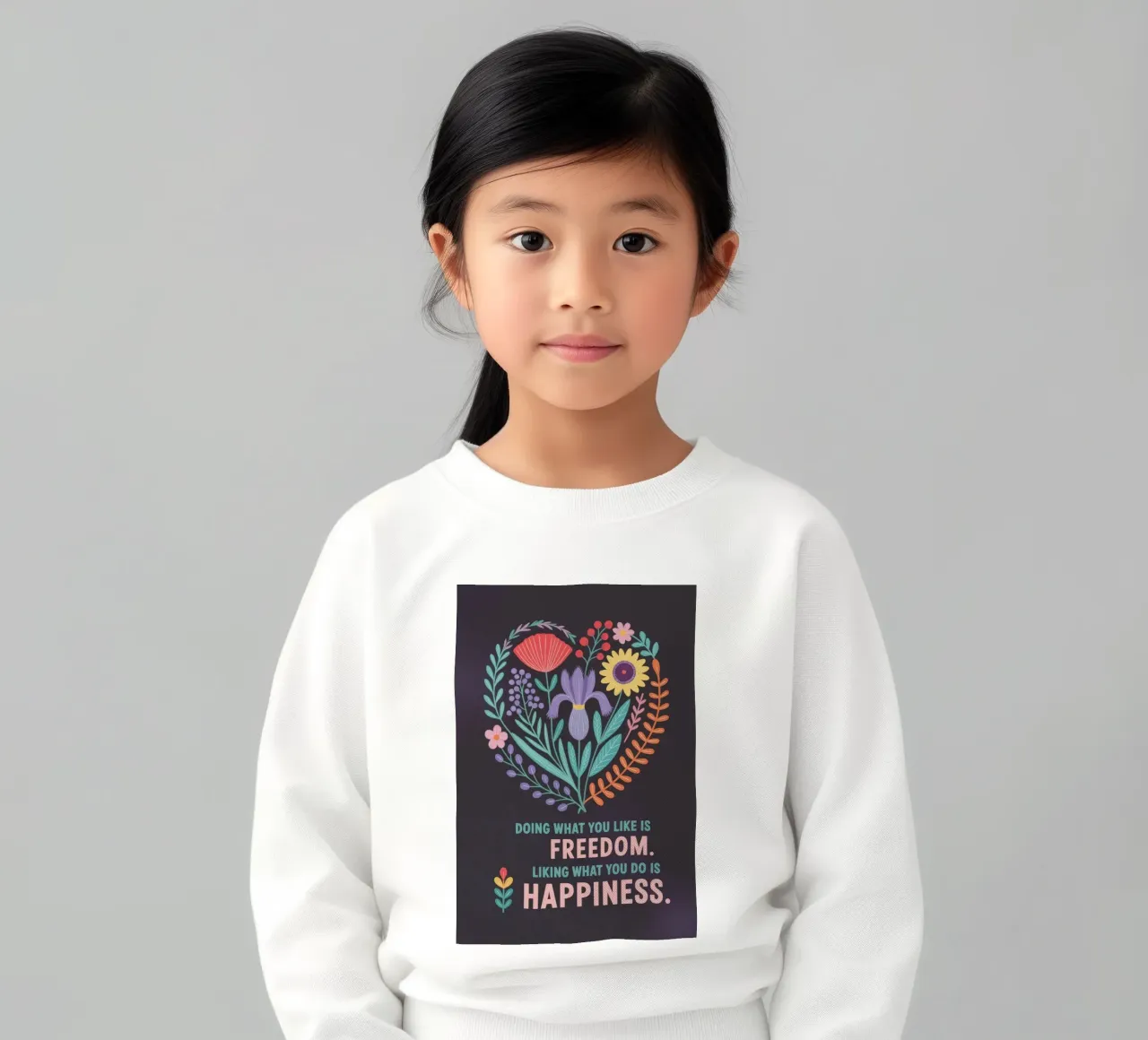 LIBERTÀ E FELICITÀ felpa bambino da 20 Farben