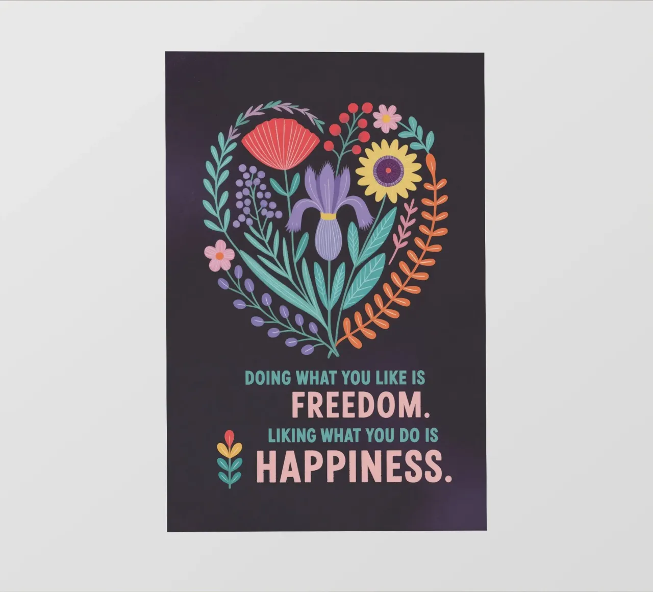 LIBERTÀ E FELICITÀ telo in pvc da 20 Farben