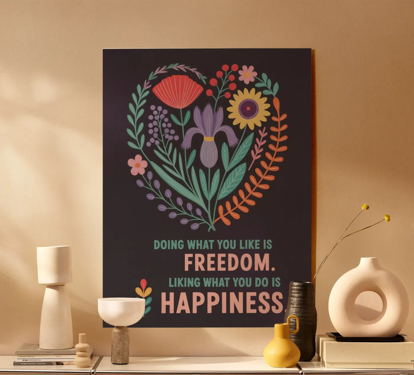 LIBERTÀ E FELICITÀ plexiglass da 20 Farben