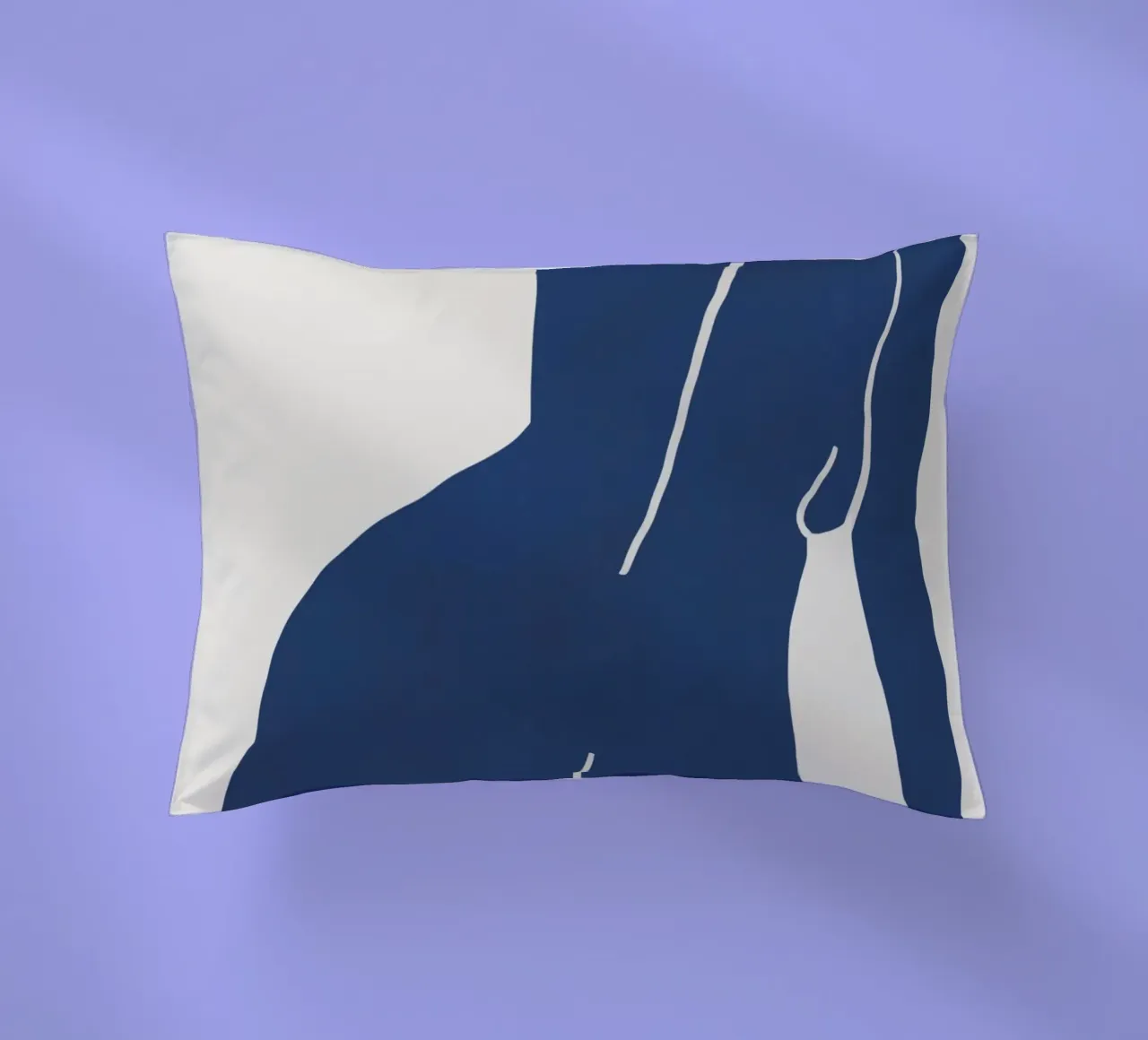 Nudo in blu cuscino da Little Dean