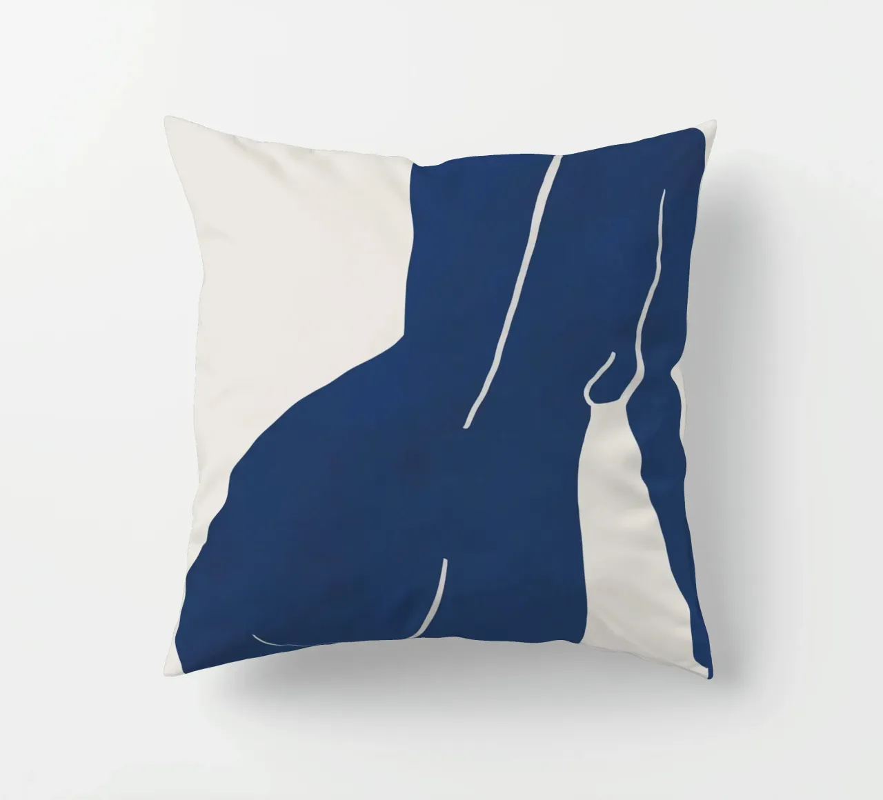Nudo in blu cuscino da Little Dean